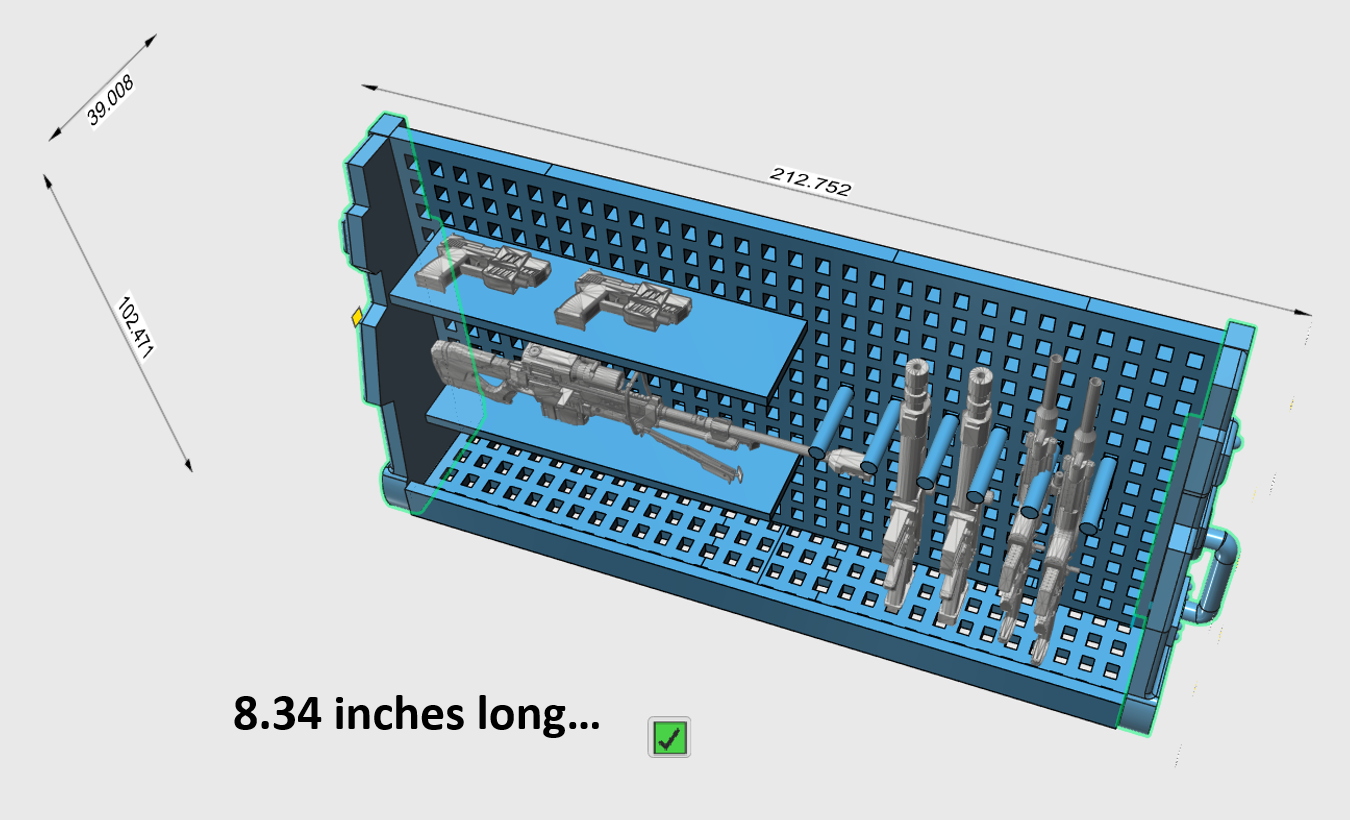 Legends Scale Rifle Rack 2 STL Download