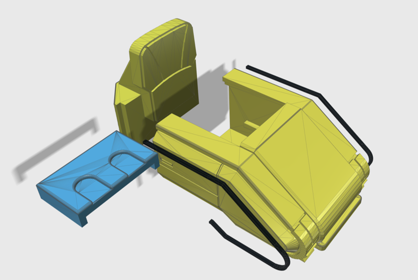 Hoverchair STL File Download