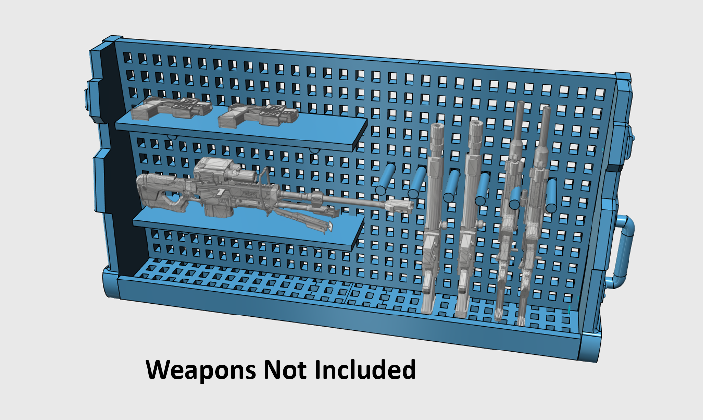 Scale Rack Linvatech Legends Scale Rifle Rack 2 STL Download – darthtucker3d