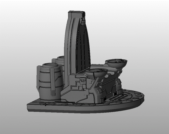 Legends Scale Vilian Throne STL Digital Download